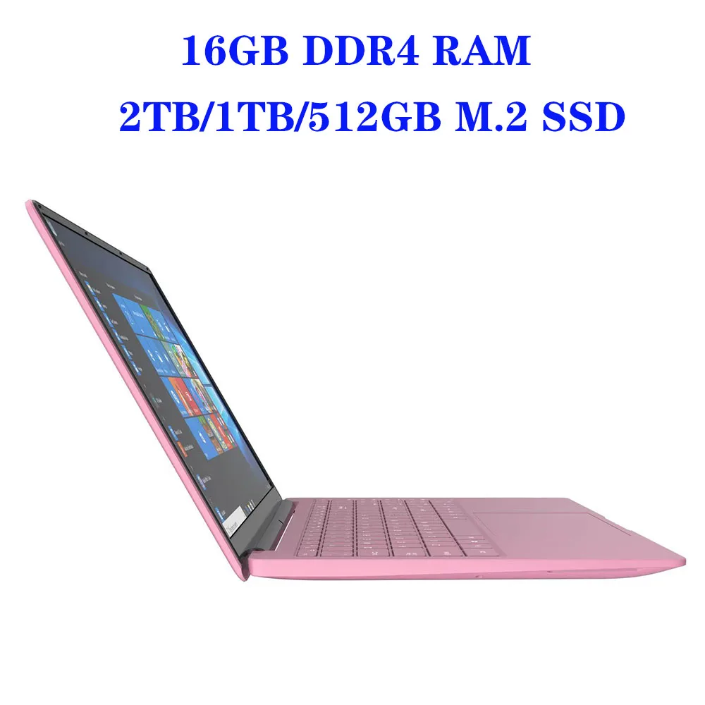 PC portable ultrabook 2024 pouces, Windows 11, processeur Core N5095, 16 Go de RAM DDR4, 1 To/15.6 Go SSD, pour touristes, Wi-Fi, bureau