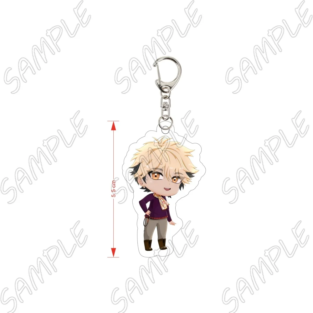 Anime Link Click Acrylic Keychain 6CM Q Version Xia Fei Vein Cheng Xiaoshi Lu Guang Liu Xiao Backpack Charm Fan Collectibles