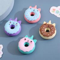 Cute Kawaii Donut Rubber Eraser Creative Pencil Erasers School Supplies Stationery Kids Students Cool Prizes