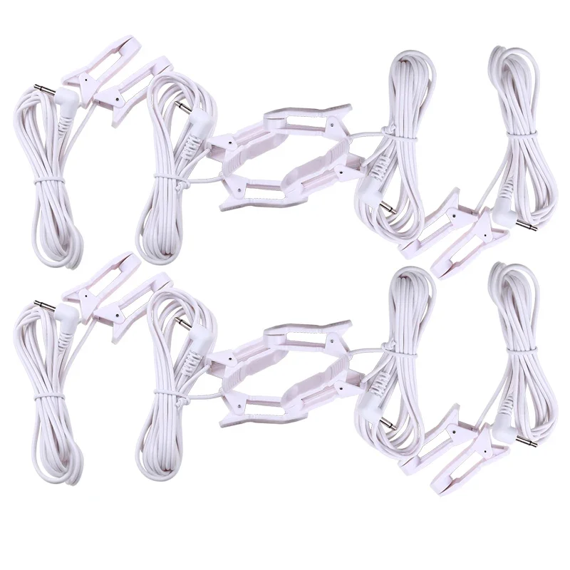 

2.5mm Plug Ear Clip Electrode Lead Cable Digital TENS Therapy Machine Massager for Digital Massage Machine Electrode Ear Clip