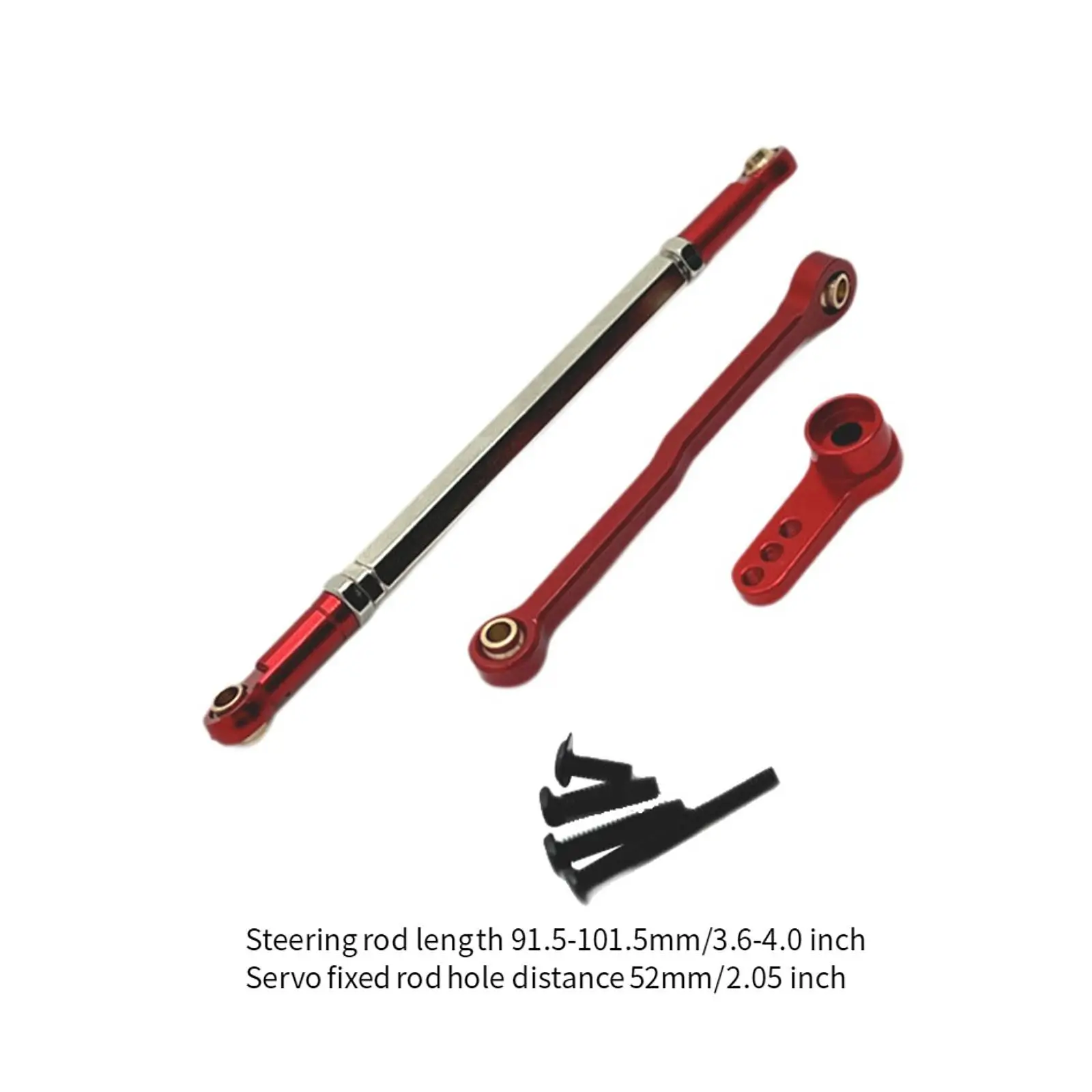 RC Steering Servo Link Replacing High Strength Spare Parts Professional Linkage Rod End for 1:12 99S MN78 RC Hobby Car Crawler