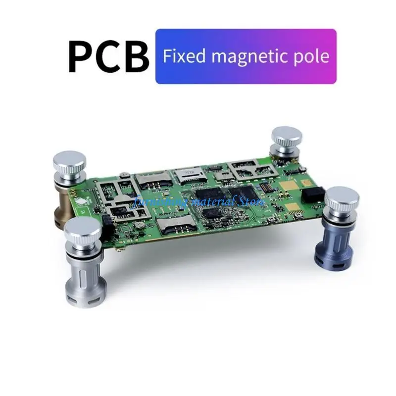 Dispositivo PCB magnético resistente calor Y5GD, base metálica posicionamiento estable para ordenador soldadura
