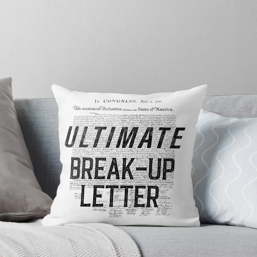 Ultimate Breakup Letter Throw Pillow ornamental pillows for living room luxury throw pillow covers pillow