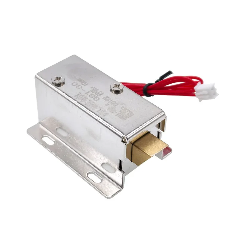 Intelligent Electromagnetic Lock 12V 24V Frame Electromagnet Electric Control Lock for Drawer Cabinet Door 10mm And Guide Plate