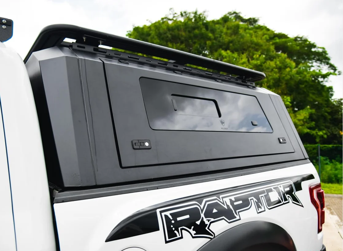 Hot selling hardtop waterproof anti-rust aluminum canopy for Ford Raptor 2020+