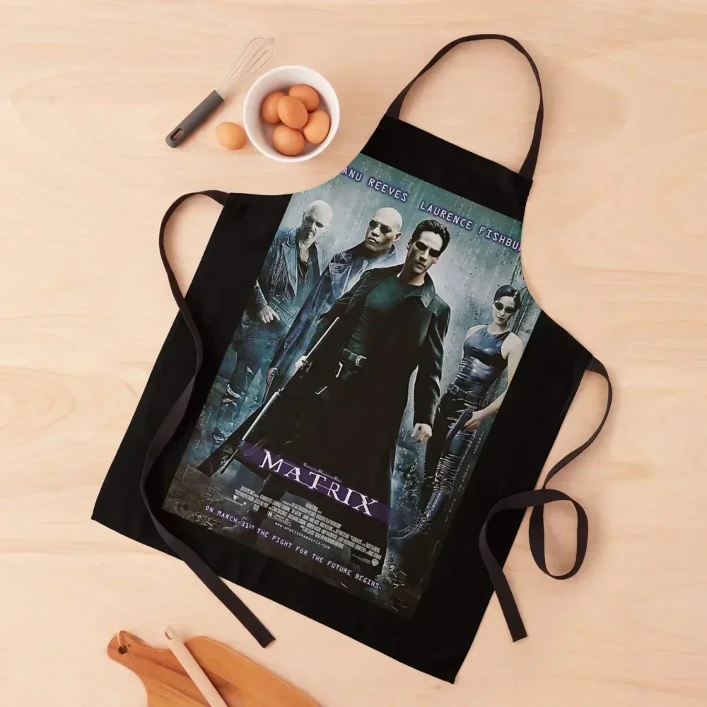 

THE MATRIX Classic Apron Things For Home And Kitchen men For Home Accessories Chef Uniform Woman Apron