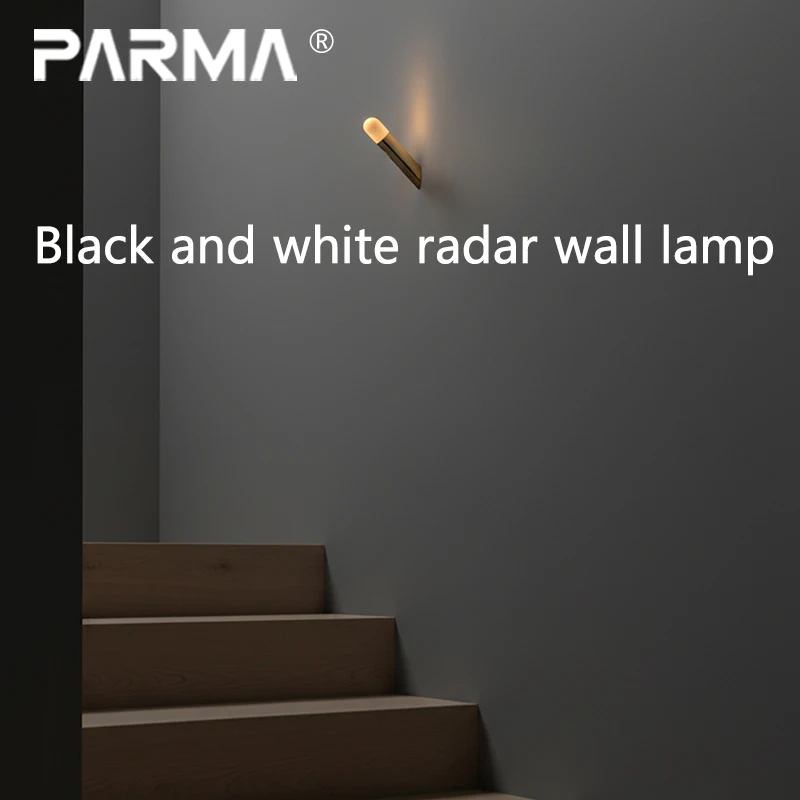 

Современный настенный светильник с датчиком движения и беспроводной магнитной подставкой для зарядки, ночник с матовым покрытием, новинка