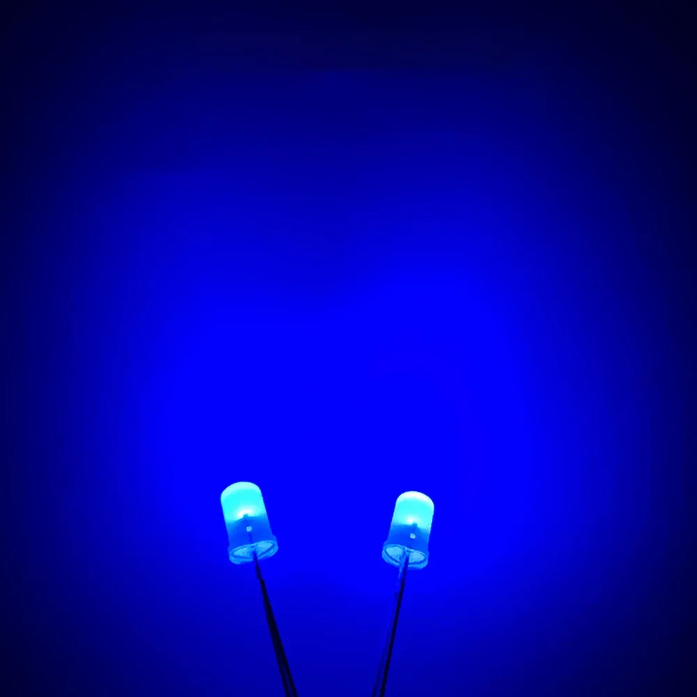 50-100pcs 3mm LED 안개 확산 F3 발광 다이오드 빨간색 노란색 파란색 녹색 흰색 5 색 LED 다이오드 키트