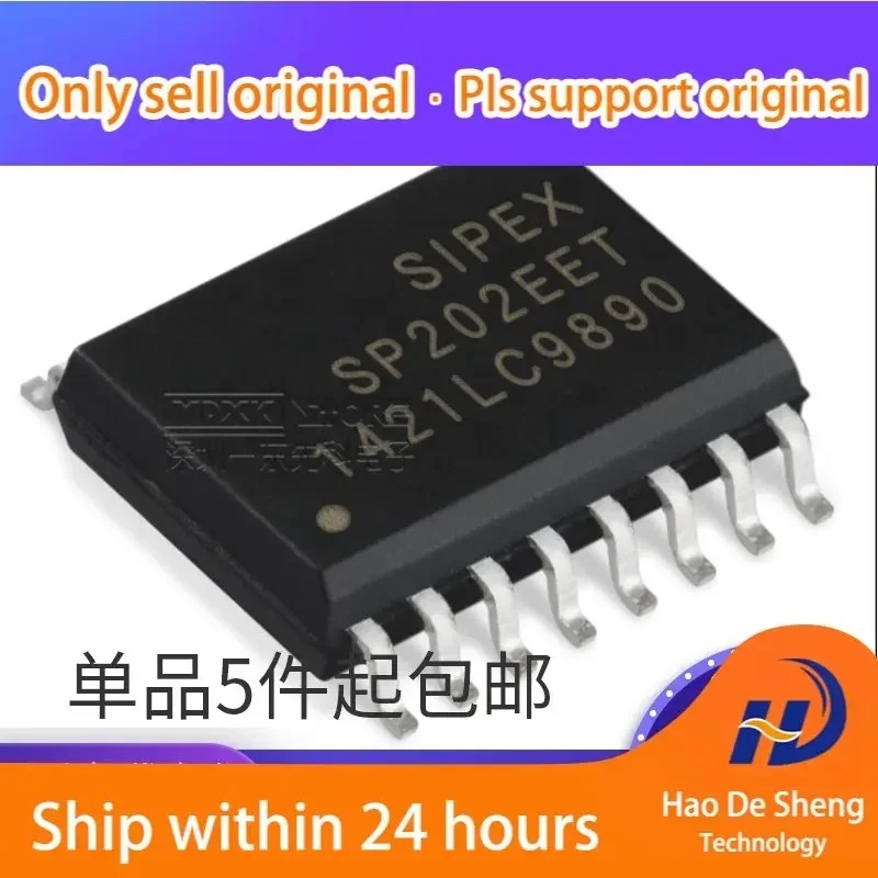 

10PCS/LOT SP202EET SP202EET-L/TR WSOP16 RS-232 Line Driver/receiver New Original In Stock