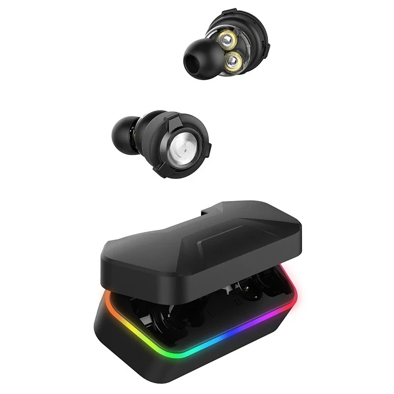 

LED light mobile phone accessories earphones wireless earphones gamer earphones