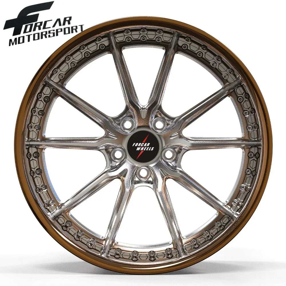 

Forged Aluminum Alloy Wheels 17-22 Inch Alloy Car Wheels Rims 2-pcs Rim for Cars