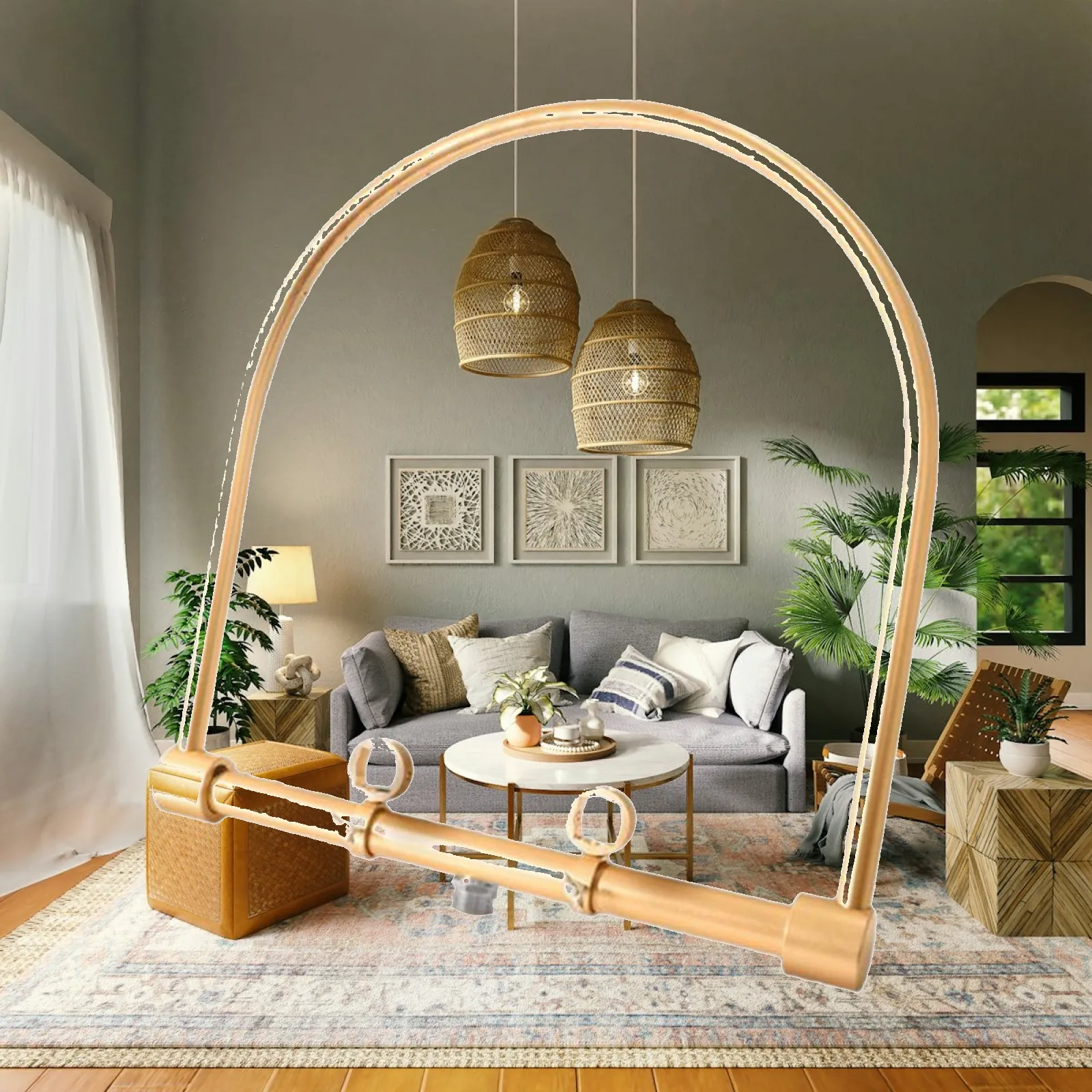 Water Circulation Frame Hair Salon Shampoo Basin Equipment Shampoo Bed
