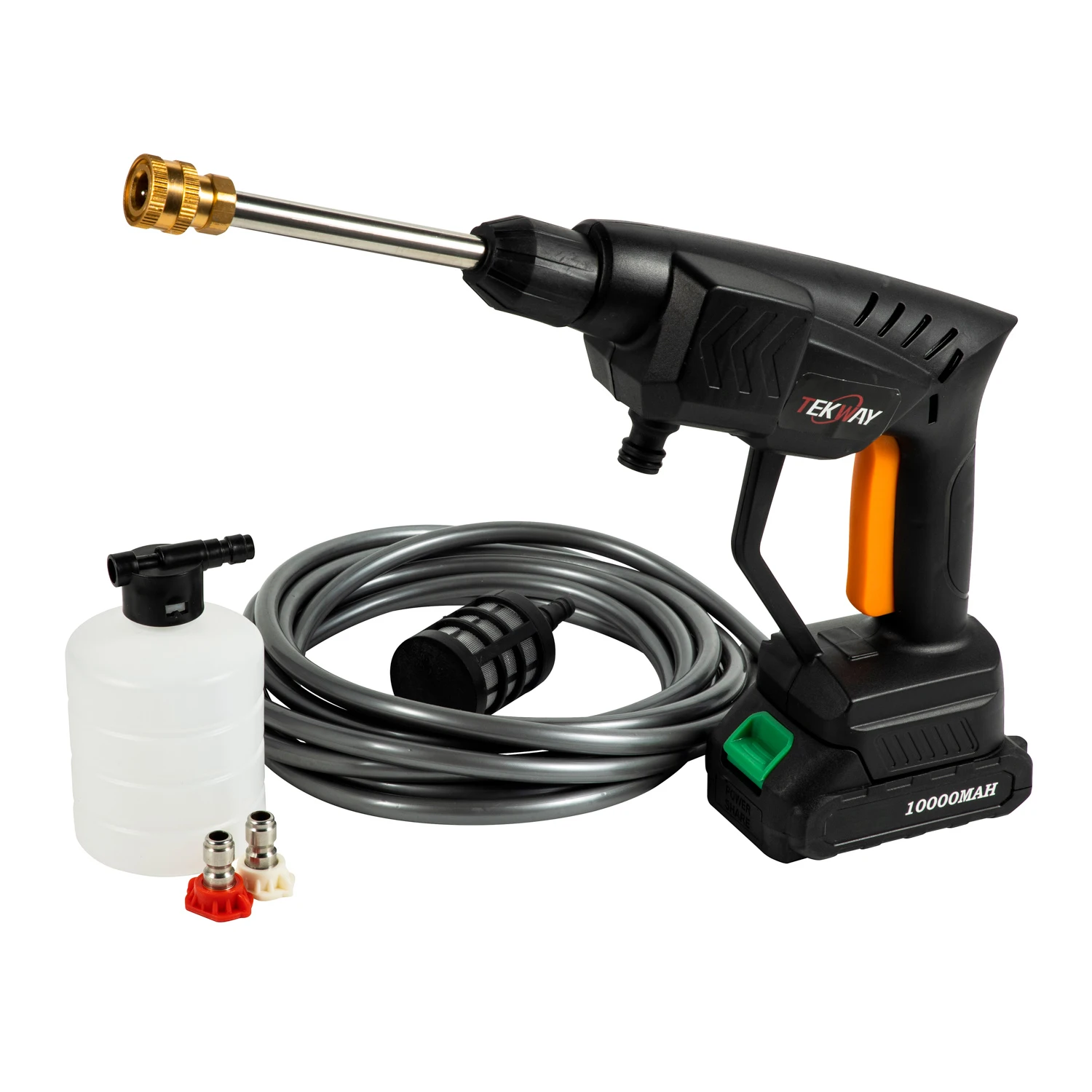 

Tekway Car Cleaning Washing Wireless Car Care Equipment Rechargeable Portable Cordless Pressure Washers Gun Battery Car Washer