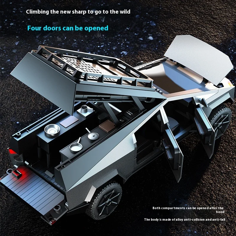 Ydj novo modelo de liga de simulação de caminhão de brinquedo carro elétrico rc carro de controle remoto brinquedo infantil modelo de presente de menino transfronteiriço