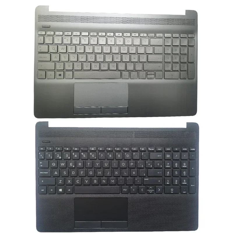 New Latin LA/Spanish SP Keyboard For HP 15-DW Series 15S-DU 15S-DY TPN-C139 With Palmrest Upper Cover With Touchpad