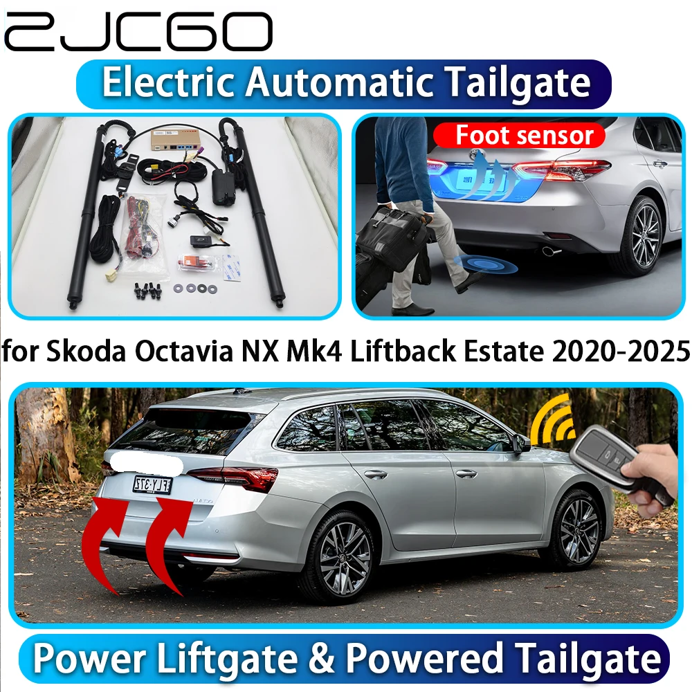 لسكودا اوكتافيا NX Mk4 Liftback Estate 2020-2025 بوابة رفع أوتوماتيكية تعمل بالطاقة الباب الخلفي نظام ذكي طقم رفع صندوق السيارة