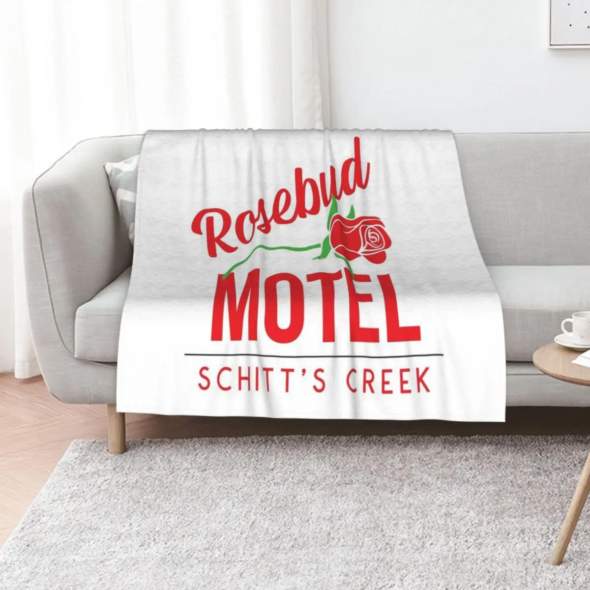 

Rosebud Motel Throw Blanket Bed Fashionable manga Single Nap Blankets