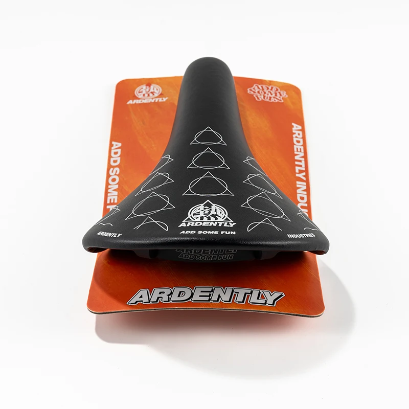 

ARDENTLY Bicycle Saddle Comfortable Bike Seat Fixed Gear BMX Racing Cycling Leather Seats Tube Cushion Seatpost Parts Accessorie