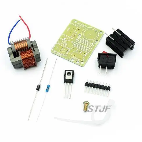 15KV High Frequency DC High Voltage Arc Ignition Generator Inverter Boost Step Up 18650 DIY Kit U Core Transformer Suite 3.7V