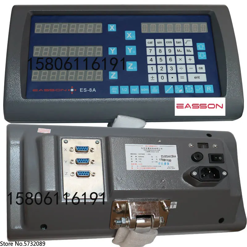 Digital Display Table ES-8 Display Milling Machine Grating Electronic Ruler Lathe Grinder ES-8A Digital Display Box