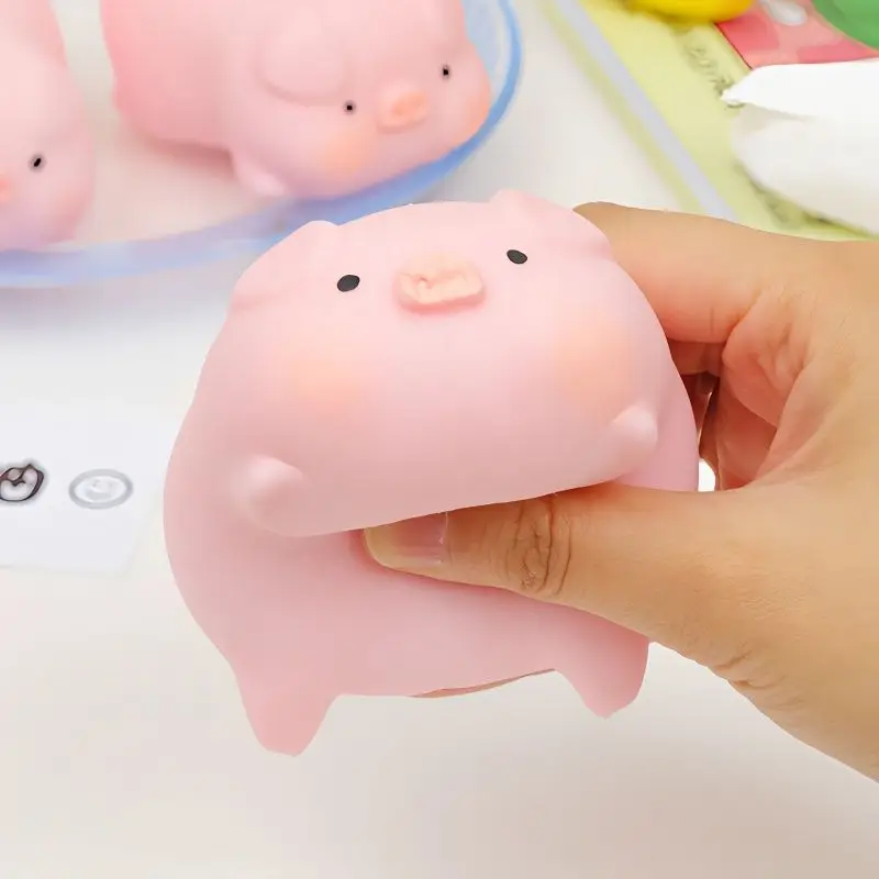 

Kawaii Pink Pig Squeeze Toy Antistress Anti Anxiety Stress Reliever Squishies Mochi Cartoon Animal Toy Birthday Gift