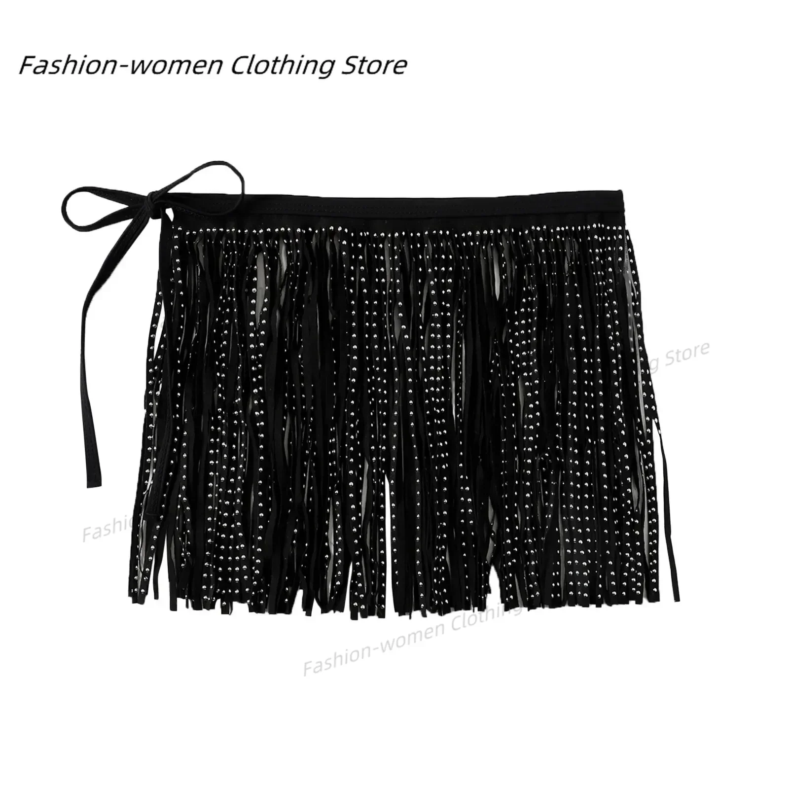 Women Sequin Cover For Swimwear Bikini Skirt Fringe Beach Short Cover Shiny Up Sexy Wrap Wraps Long Board Shorts For Women 2024