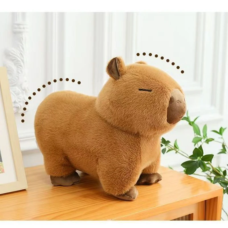 30CM Capibara Water Guinea Pig Plush Toy Is Super Cute and Soft This Brown Guinea Pig Plush Toy Is Perfect Birthday and Christ