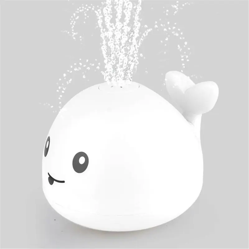 Brinquedos de banho do bebê com luz baleia sprinkler automático banheira piscina banheiro chuveiro brinquedo banho para crianças infantis menino menina presente