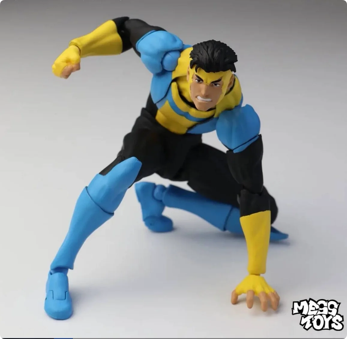 Mess Toys Invincible Action Figure Mark Grayson Classic First Suit Blue-Black New Suit Toys Collectibles For Hobby Halloween