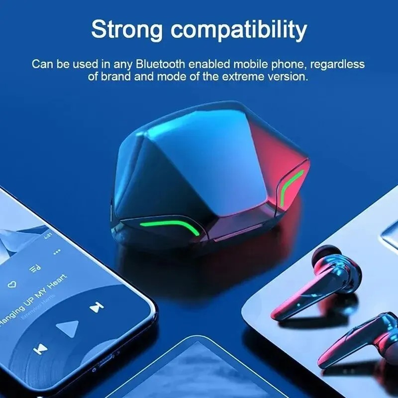 Upgraded Version V5.2 Chip TWS G11 Wireless Outdoor Sports Wireless Headset Gaming Earbuds Esports Listening Music Universal