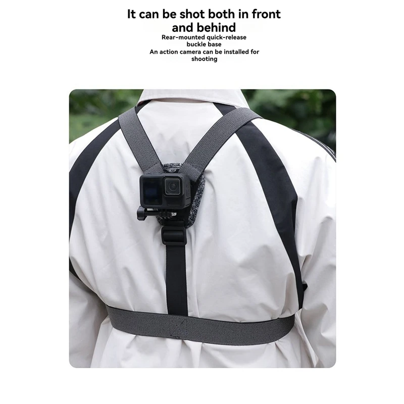 Quick-Release Vest Strap Kit for for /Action Kit Action Camera Personal Perspective Vest Strap