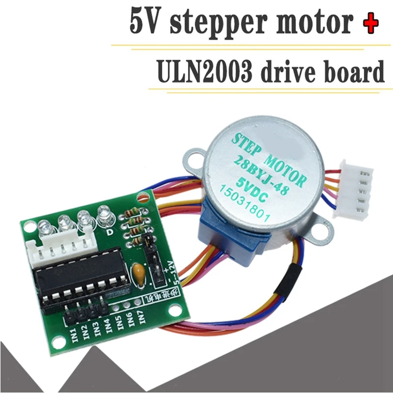 Uln2003 Stepper Motor Driver Board + 5V Stepper Motor Stepper Motor Complete Set