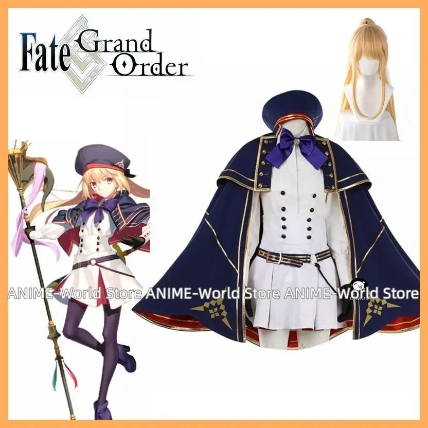 

《Custom size》Anime Fate Grand Order FGO Altria Pendragon Cosplay Costumes Women Dress Outfits Halloween Carnival Suit