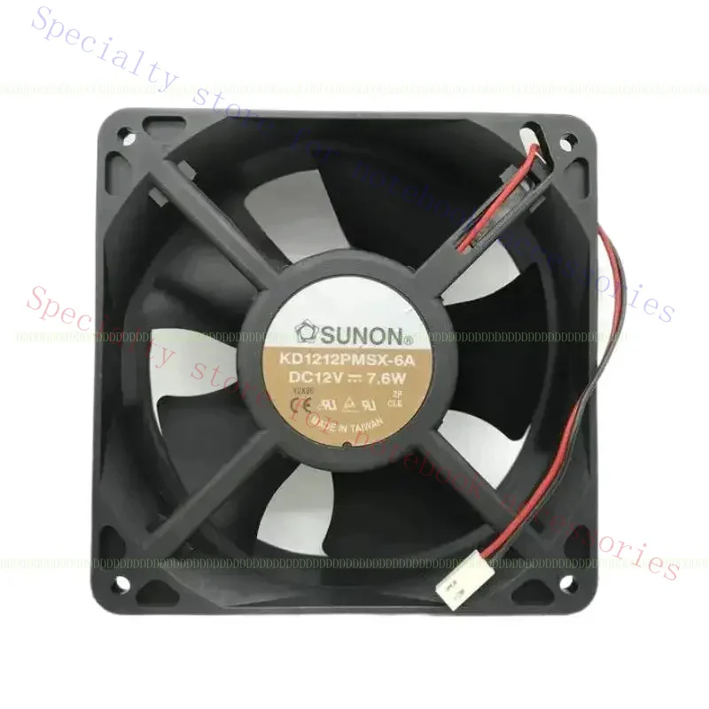 AAA+ A+ WAF SUNON KD1212PMSX-6A DC 12V 7.6W 120X120X38Mm 2-Wire Server Cooling Fan