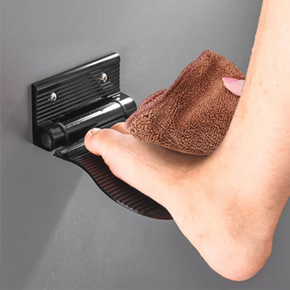 

Shower Rest For Shaving Legs Wall Mounted Metal Folding Foot Bathroom Step Nonslip Durable Space Saving Easy Install Foldable