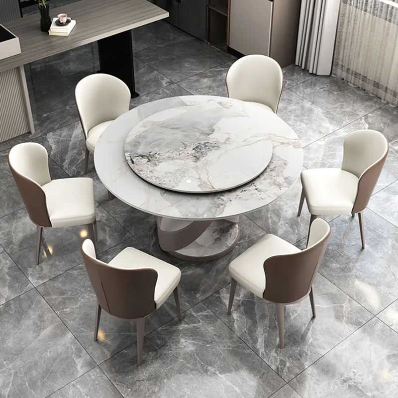 

Dinner Round Dining Table Conference Desk Center Table Study Dinning Table Set Luxury Mesa Plegables Livingroom Furniture Sets