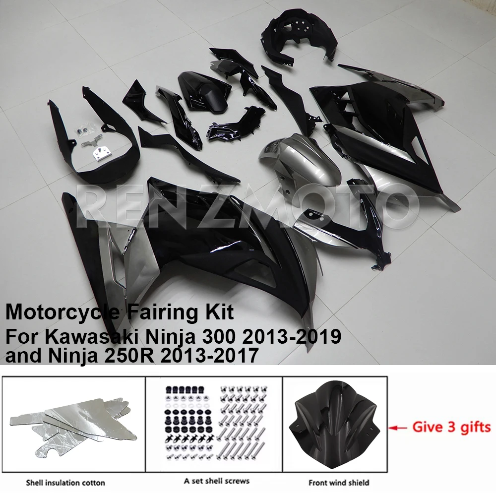 

K0313-104 Motorcycle Fairing Set Body Kit Plastic For Kawasaki Ninja 300 and Ninja 250R Accessories ABS Injection Bodywork