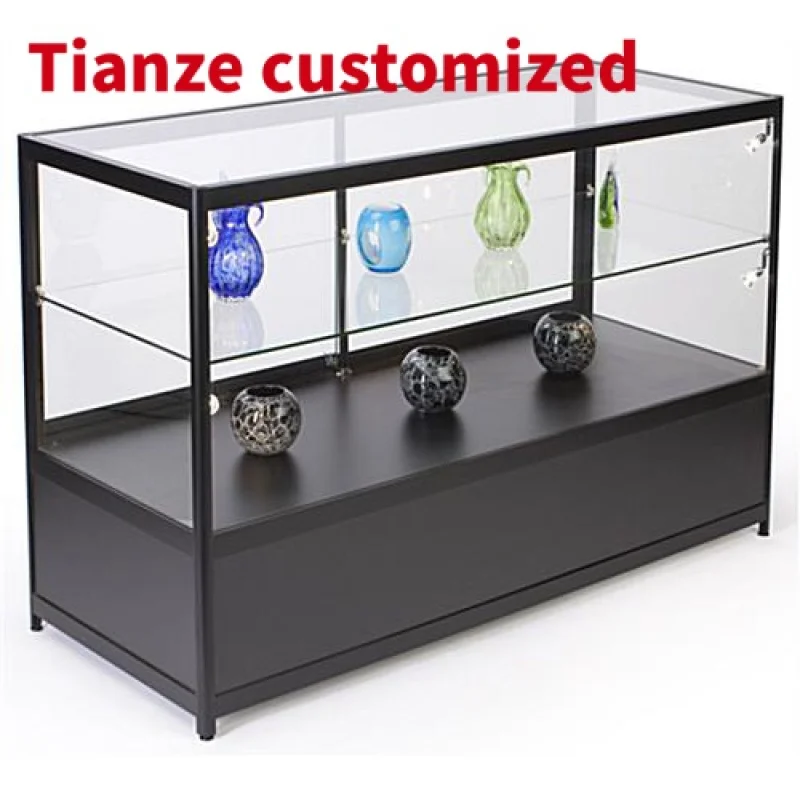 

(customized)High Quality Glass Display Showcase ExtraDisplay Show Modern Lighted Glass Display Cabinet Retail S