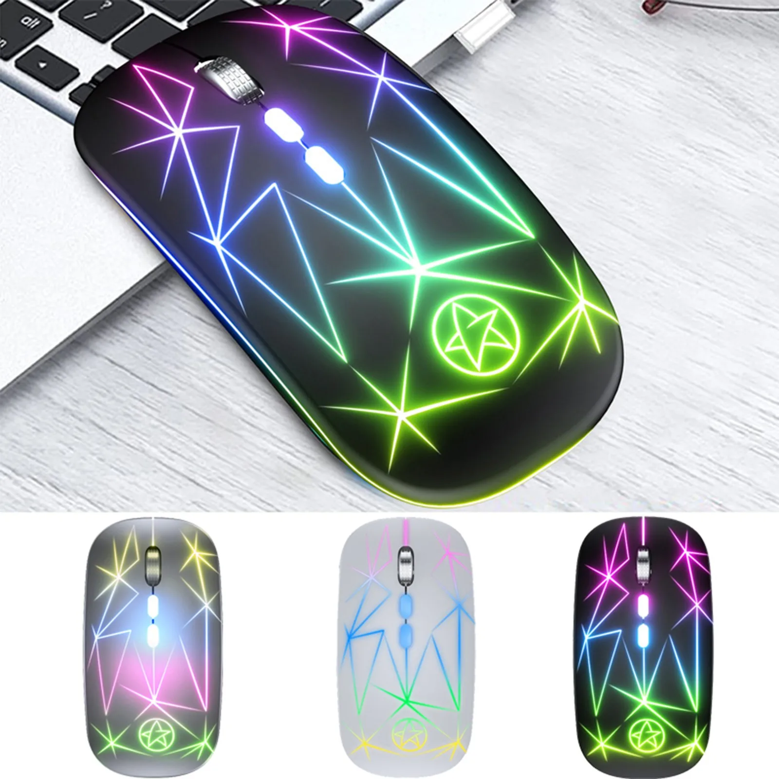 Rgb Backlit Mouse Trending Wireless Gaming Mouse Bestseller Ergonomic Computer Mouse Popular Silent Usb Mouse Bluetooth 2026 T1