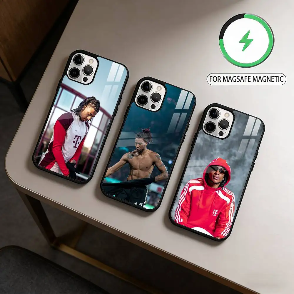 

Магнитный чехол M-Michael O-Olise для беспроводной зарядки MagSafe для iPhone 17, 16, 15, 14, 13, 12, 11 Plus, Pro Max