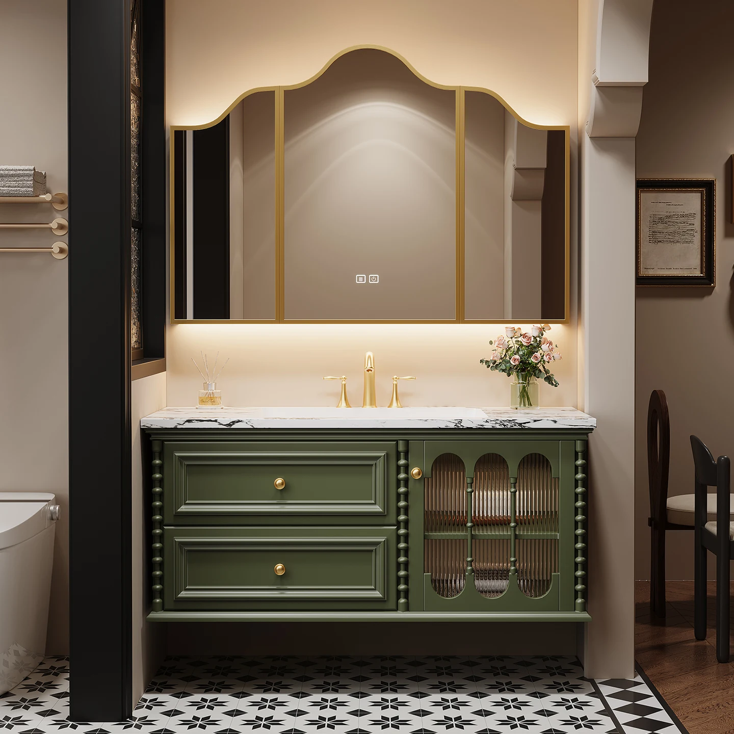

Drawers Storage Bathroom Cabinet Organizer Desgin Mirror Bedroom Cupboard Partitions Closet Modern Archivadores Trendy Furniture