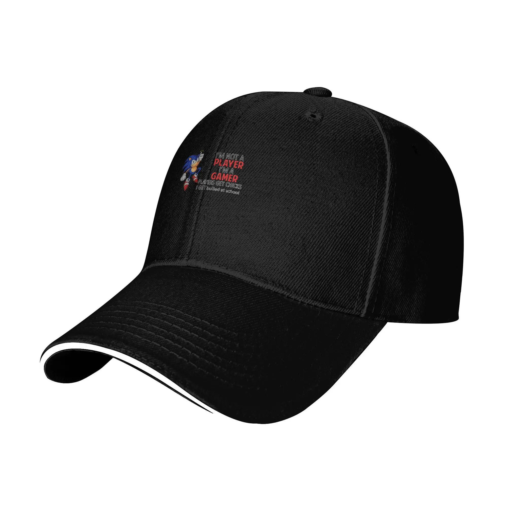 Hot Sale I m Not Player I m A Gamer Players Get Chicks I Get Bullied At School Baseball Cap  Graphic Hats  Picnic Hats
