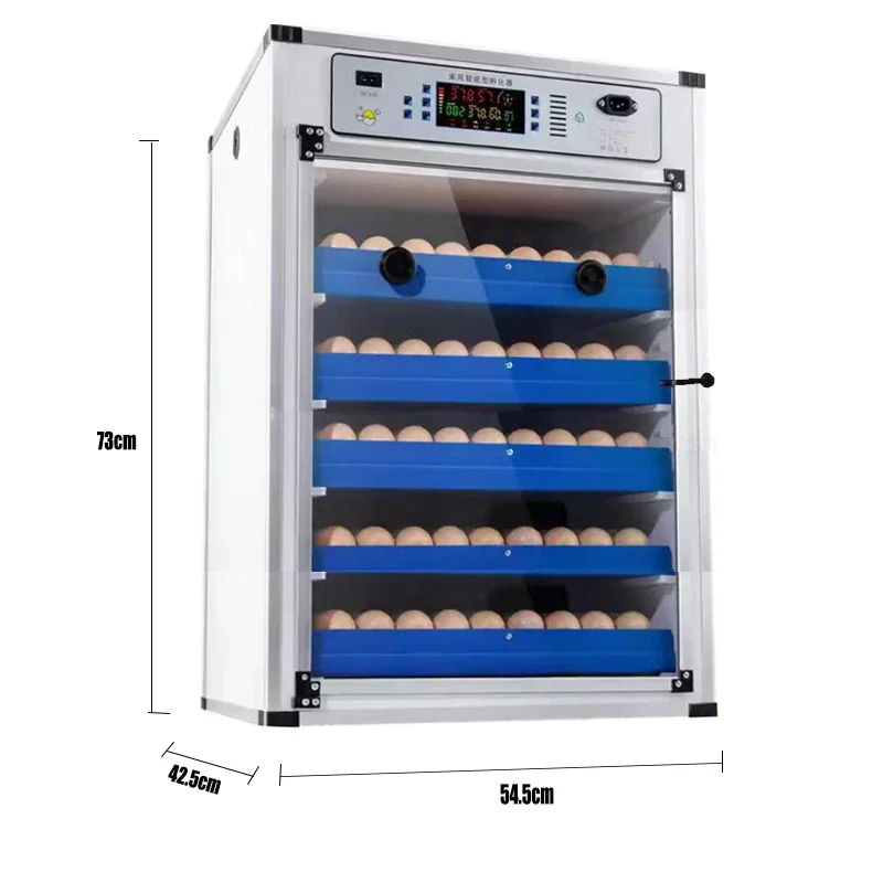 Factory Direct 340 Chicken Egg Incubator Wi-Fi Remote Control 98% Hatching Rate 220V AC+12V DC Automatic Water Inlet New