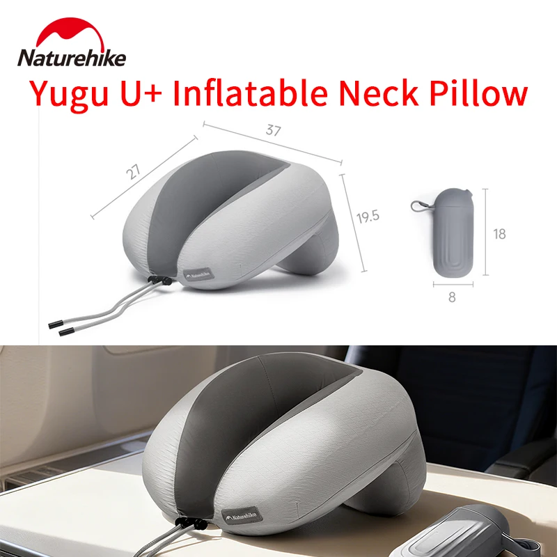 

Naturehike Yugu U+ Inflatable Neck Pillow Travel Office Neck Protection For Naps Inflatable Storage 2-in-1 Car Lumbar Support