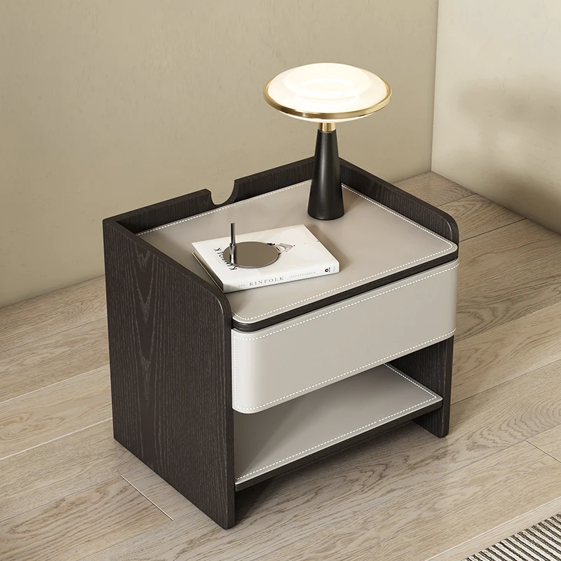 

Trendy Delicacy Nightstands Nordic Style Minimalist Aesthetic Bedside Tables Design Drawers Mesitas De Noche Bedroom Furniture