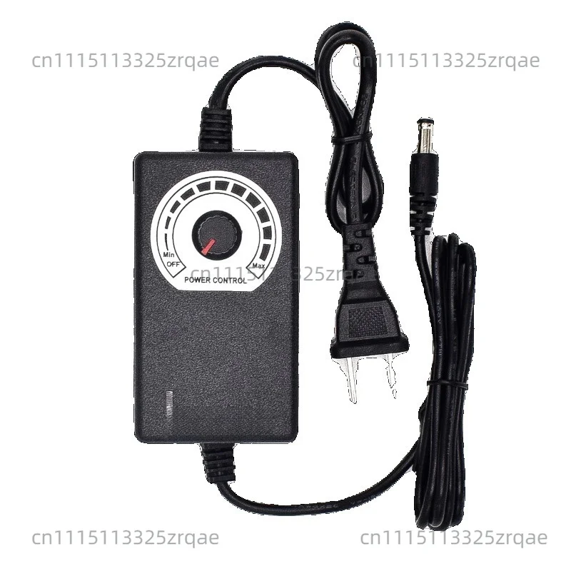 Adjustable voltage power supply 3-12V2A motor motor blower, with speed regulation and temperature regulation dimming adapter