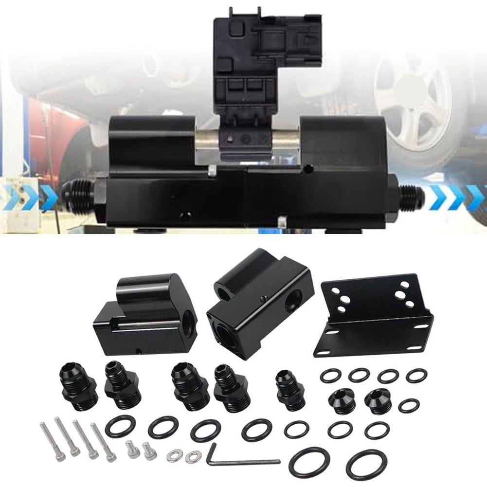 Car Sensor Adapter Bypass Module For E85 For Flex Fuel Sensor Adapter Bypass Module 6AN 8AN Billet For VDO F 13577429,13577379