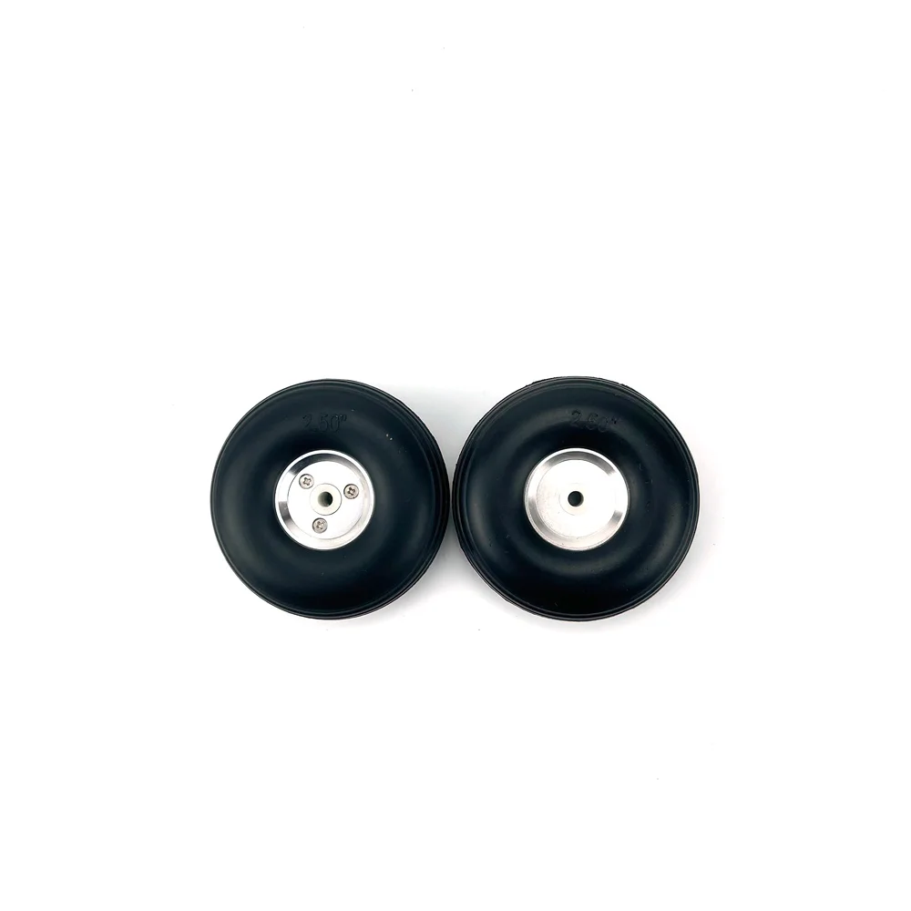 1 Pairs PU Wheels W/ Aluminum Core Alloy Hub 1Inch/1.25/1.5/1.75/2/2.25/2.5/2.75/3/3.25/3.5/3.75/4/4.5/5 \