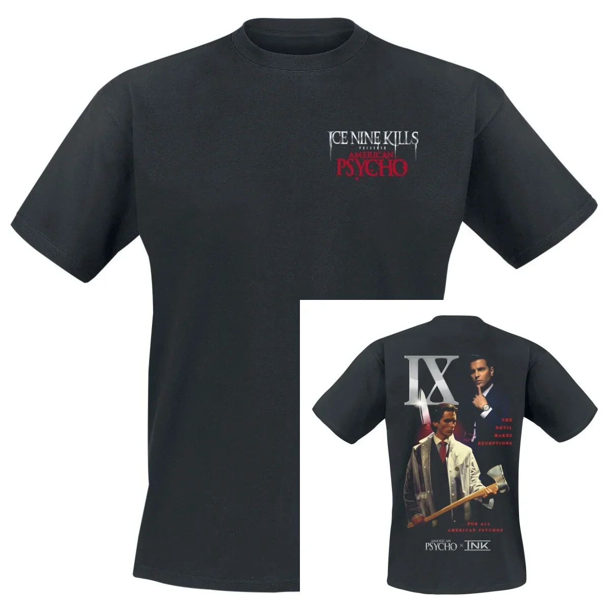 Hot Ice Nine Kills Graphic Cotton Band T-shirt Unisex Summer Short Sleeve Fashion Brand Tee Luxury Casual Vintage Tees