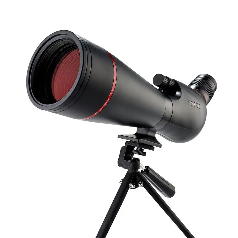 20-60x80 Waterproof Spotting Scope Bird Watching Outdoor Hunting Telescope Dual Focusing